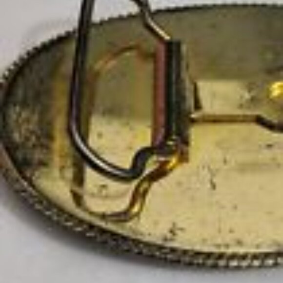 Vintage Incolay Stone Belt Buckle Cameo Sailing Ship Boat Clipper Nautical - Picture 6 of 6